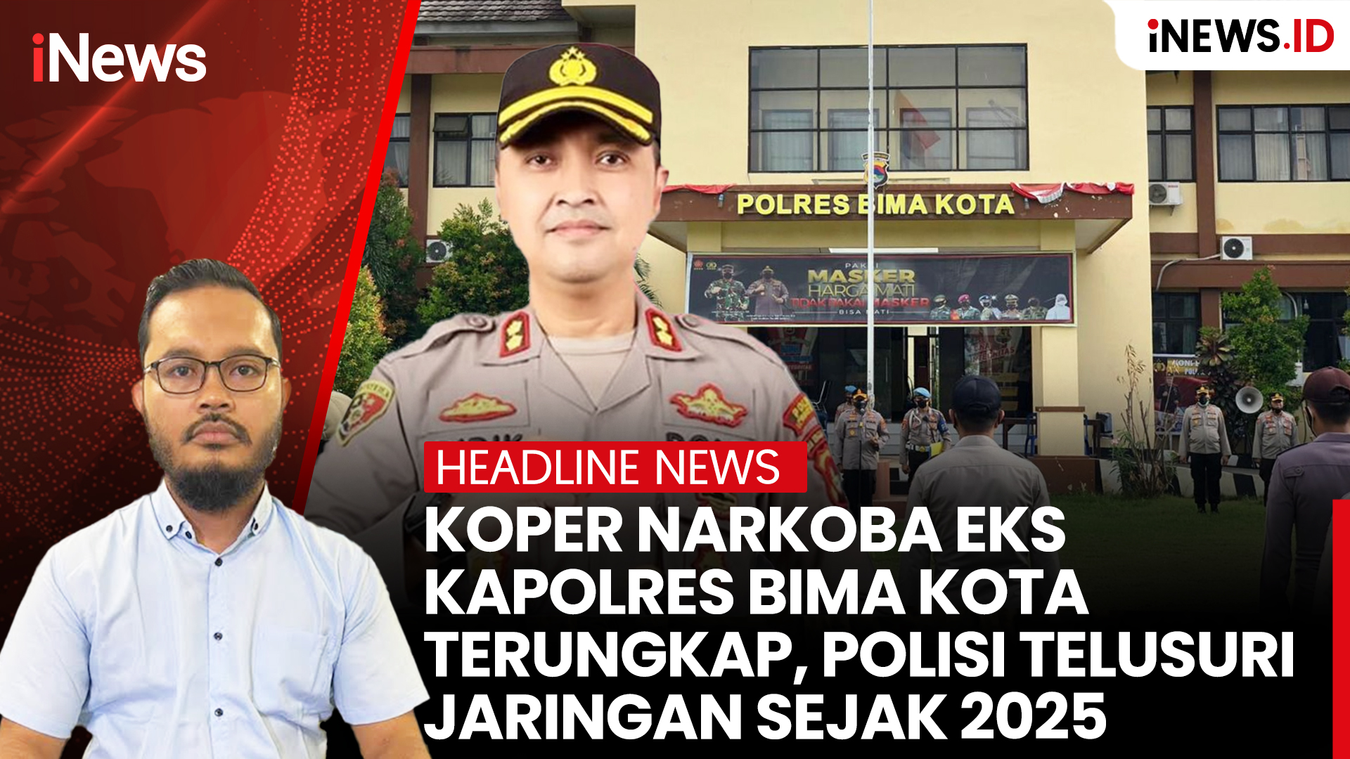 Koper Narkoba Eks Kapolres Bima Kota Terungkap
