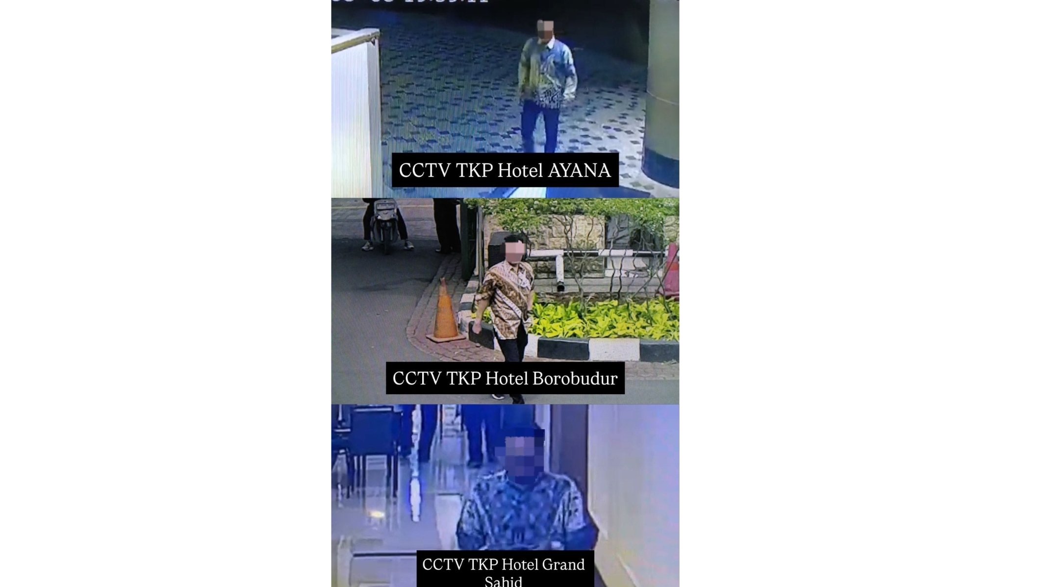 Sosok Maling Laptop Pakai Lanyard saat Beraksi di Hotel Bintang 5 di Jakpus