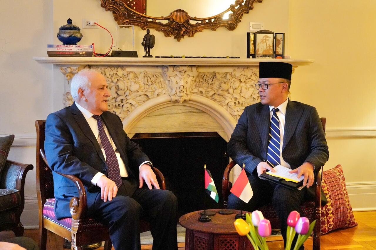 Menlu Sugiono Bertemu Wakil Tetap Palestina untuk PBB, Tegaskan Dukungan Indonesia