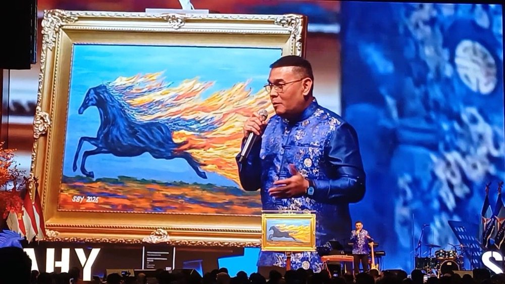 Lukisan Kuda Api Karya SBY Laku Dilelang Rp6,5 Miliar, Dibeli Low Tuck Kwong