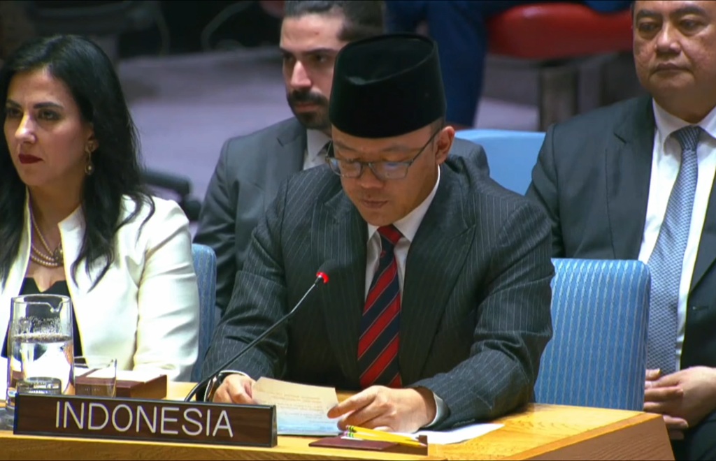 Menlu Sugiono Kecam Pendudukan Israel di Tepi Barat Palestina dalam Rapat DK PBB