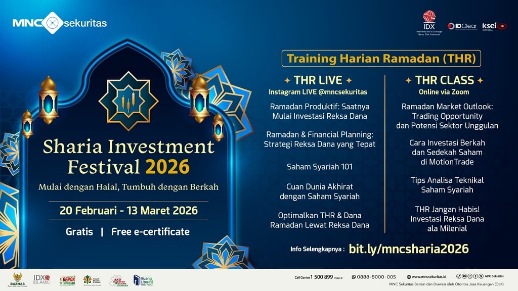 Ramadan Produktif dengan Rangkaian Edukasi Webinar dan Instagram Live di MNC Sharia Investment Festival 2026