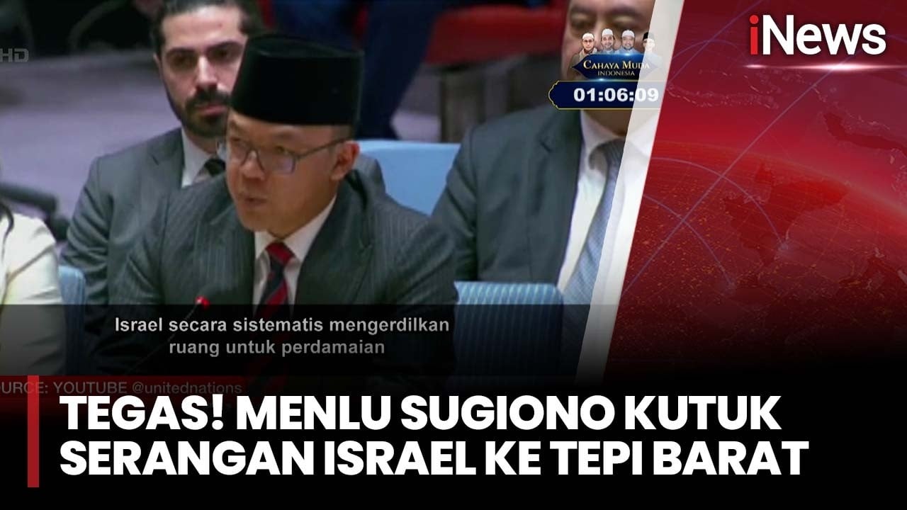Indonesia Kutuk Serangan Israel saat Ramadan, Menlu Sugiono Bicara Tegas di Dewan Keamanan PBB