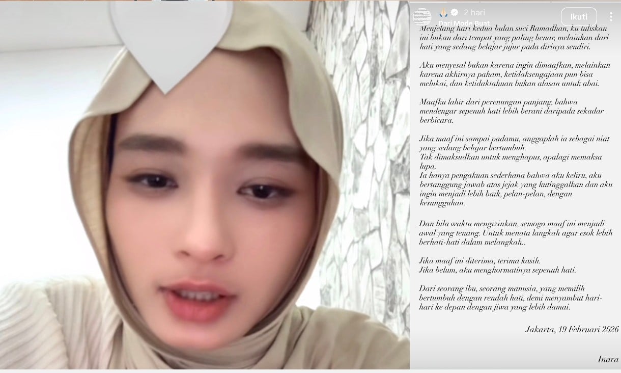 Inara Rusli Minta Maaf di Hari Ulang Tahun, Singgung Hati Tersakiti