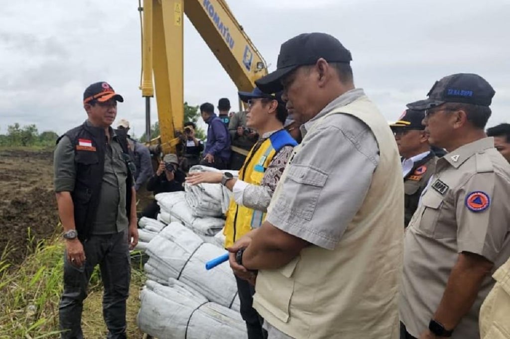 Banjir di Grobogan Berangsur Surut, BNPB Kebut Perbaikan Tanggul Jebol