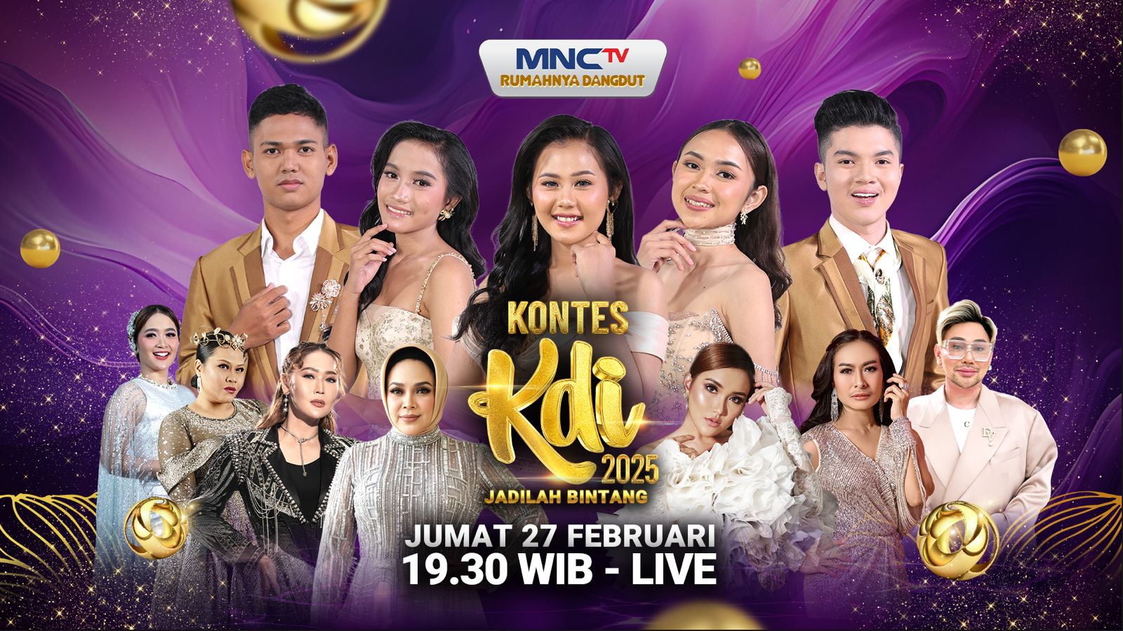 Bukan Lagi Duel, 5 Calon Bintang Siap Tunjukkan Perjuangan Terbaik di KDI 2025