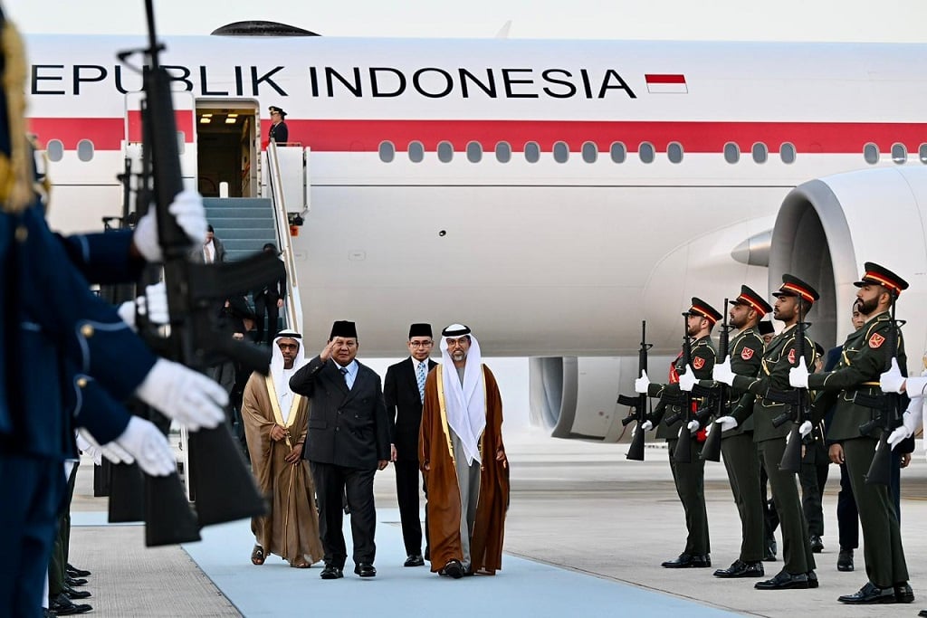 Presiden Prabowo Tiba di Abu Dhabi UEA, bakal Bertemu MBZ