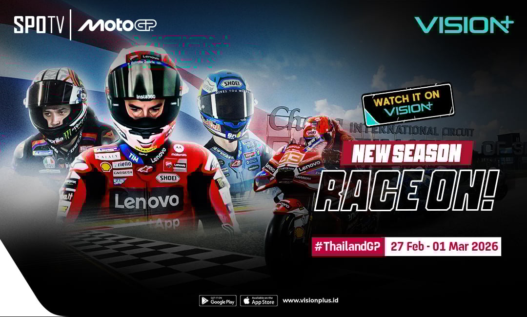 Jadwal Lengkap dan Link Live Streaming MotoGP Thailand 2026, Saksikan di Vision+!