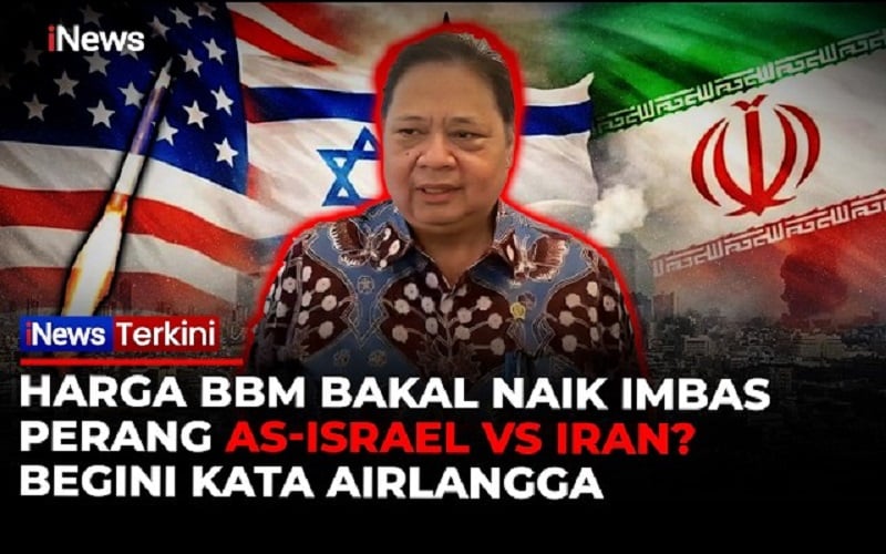 Konflik AS-Israel Vs Iran Memanas! Menko Airlangga Sebut Pasokan Minyak RI Terancam
