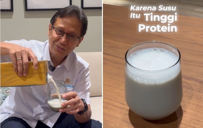 Menkes Budi Gunadi Sarankan Minum Susu saat Sahur, Bikin Kenyang Lebih Lama