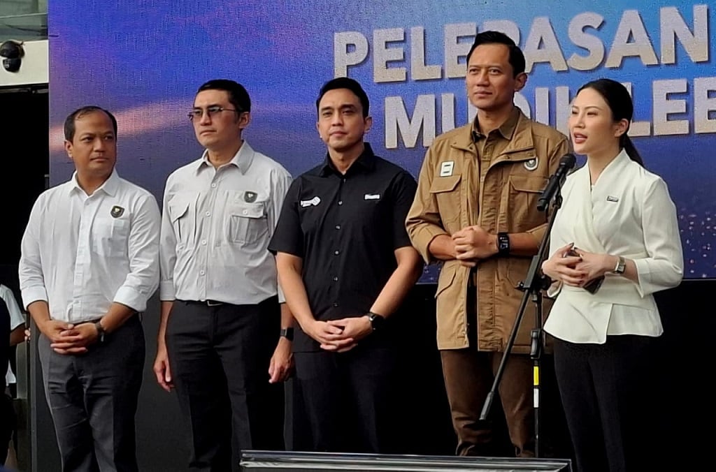 Angela Tanoesoedibjo Bersama Menko AHY Lepas Tim Liputan Mudik iNews Media Group 2026