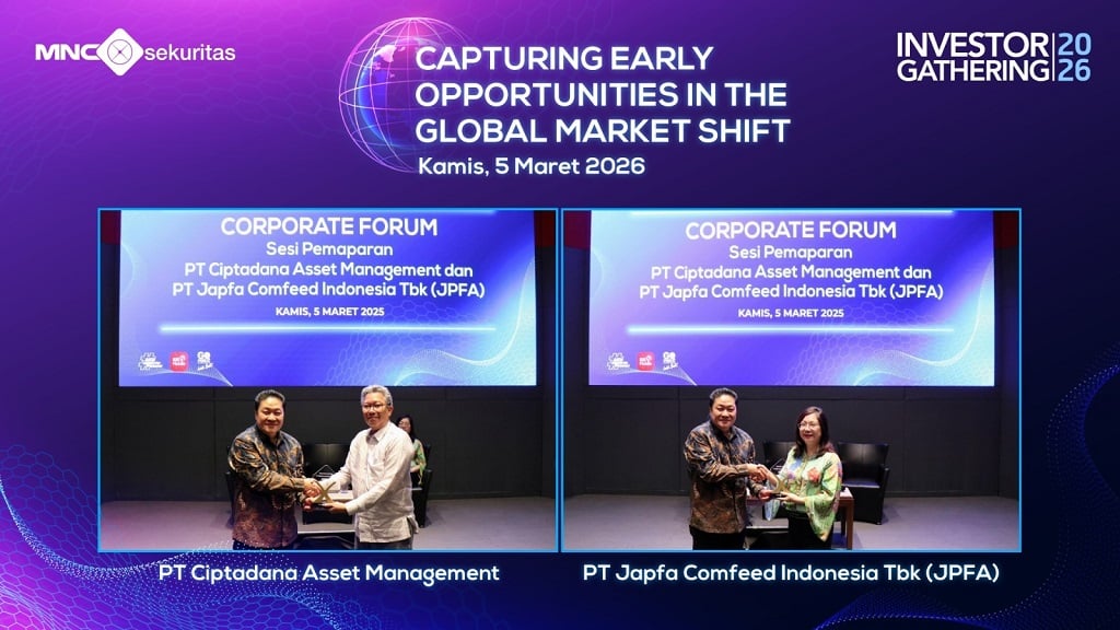 Ciptadana Asset Management dan JPFA Meriahkan Acara MNC Sekuritas Corporate Forum 2026