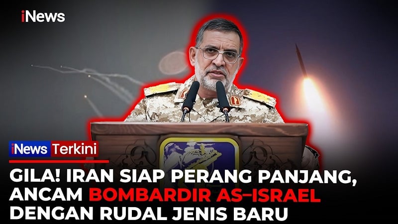 Iran Siap Perang Panjang, Ancam Bombardir AS-Israel dengan Rudal Jenis Baru!