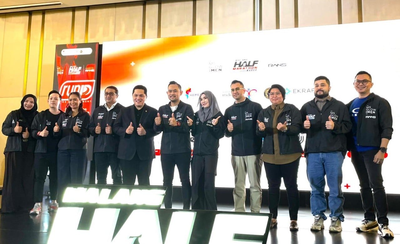 Sosialisasikan Gaya Hidup Sehat, MNC Sekuritas Dukung MS GLOW for Men Malang Half Marathon 2026