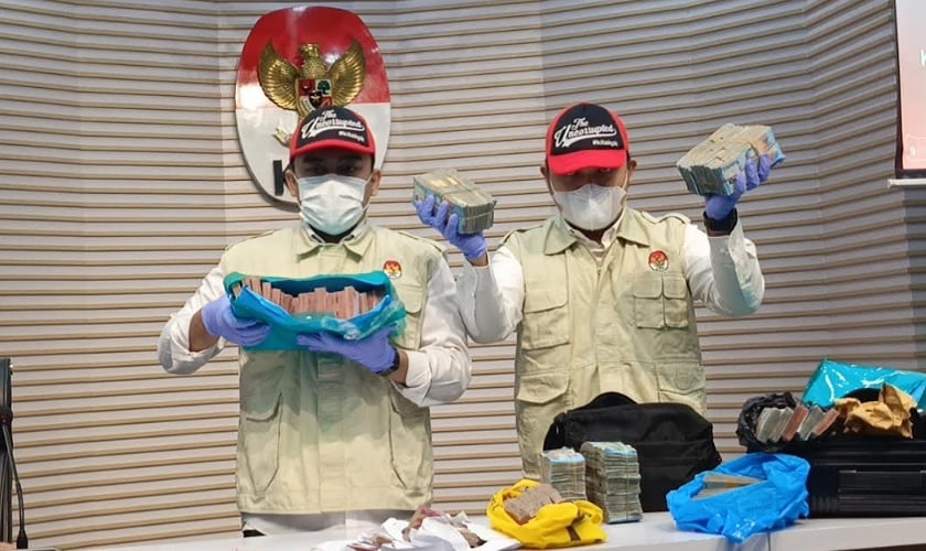 Penampakan Uang Rp756,8 Juta Hasil OTT Bupati Rejang Lebong Fikri Thobari 