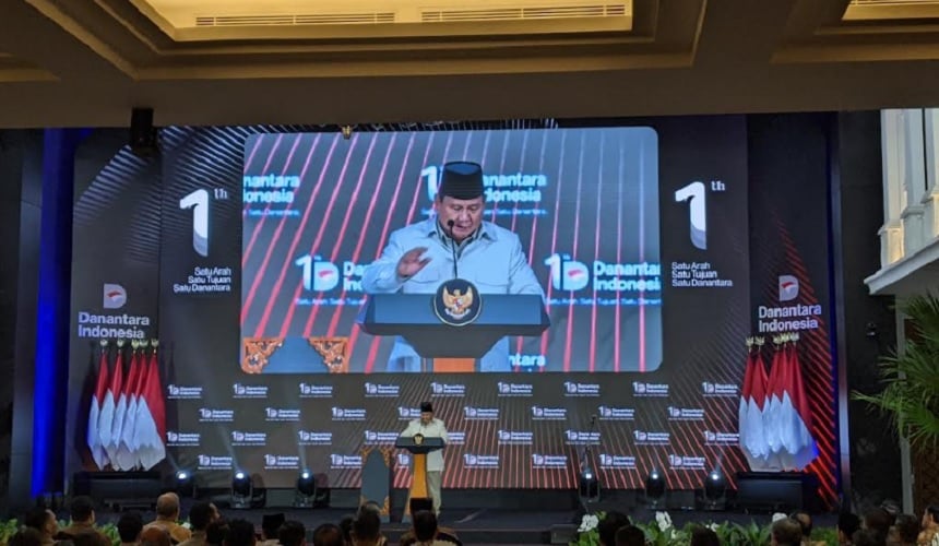 Prabowo Hadiri Tasyakuran HUT ke-1 Danantara, Ini Harapannya