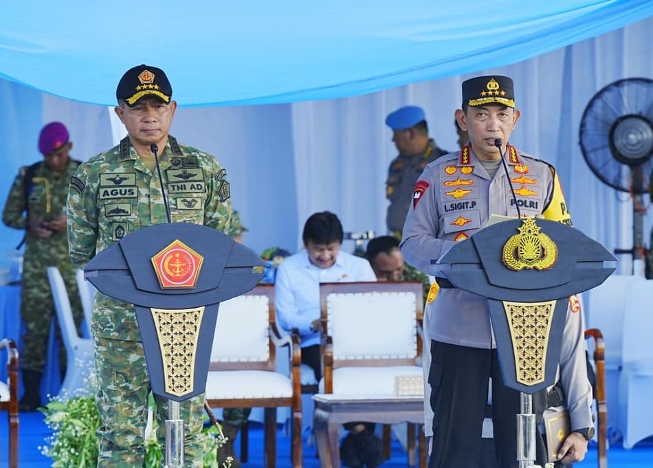 Kapolri-Panglima TNI Pimpin Apel Operasi Ketupat 2026, Pastikan Kelancaran Mudik Lebaran