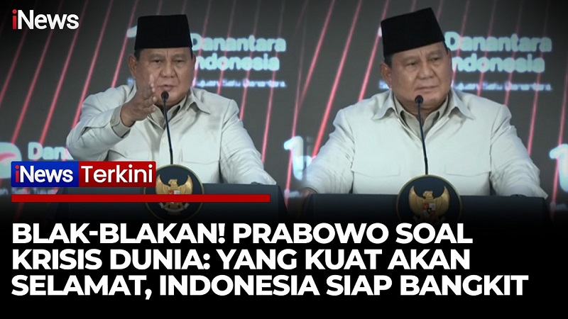 Blak-blakan! Prabowo Ungkap Krisis di Mana-Mana: yang Kuat Selamat
