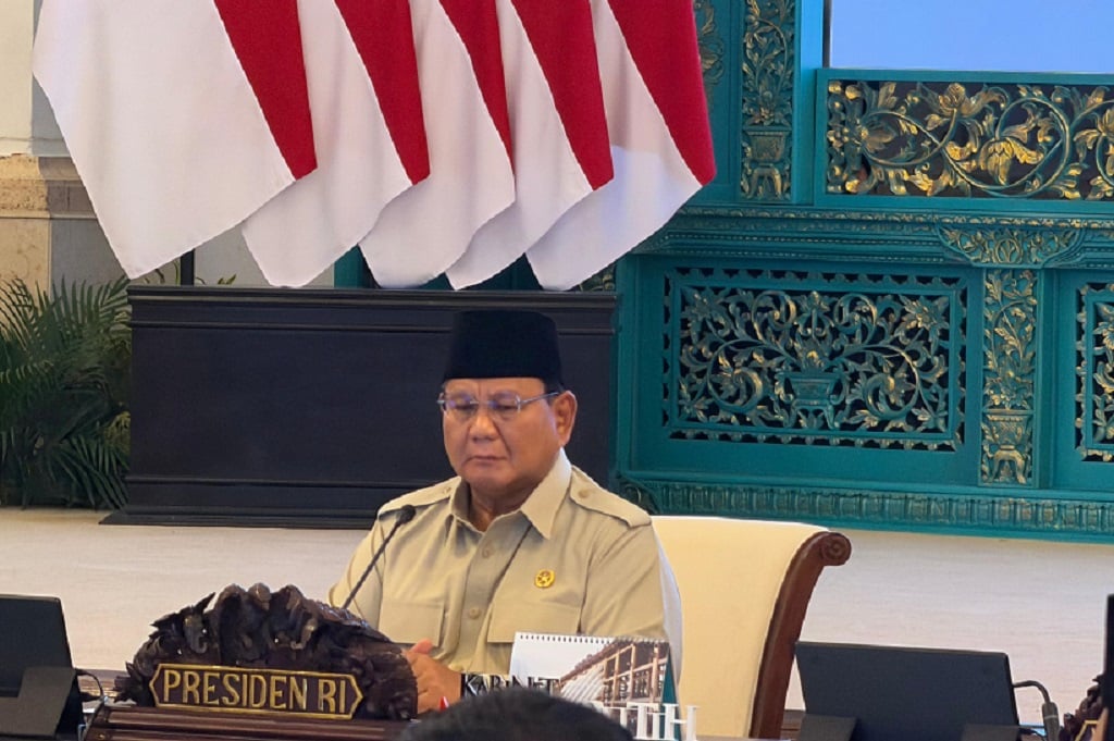 Sidang Kabinet, Prabowo Pamer cuma di Zamannya Ojol Dapat THR
