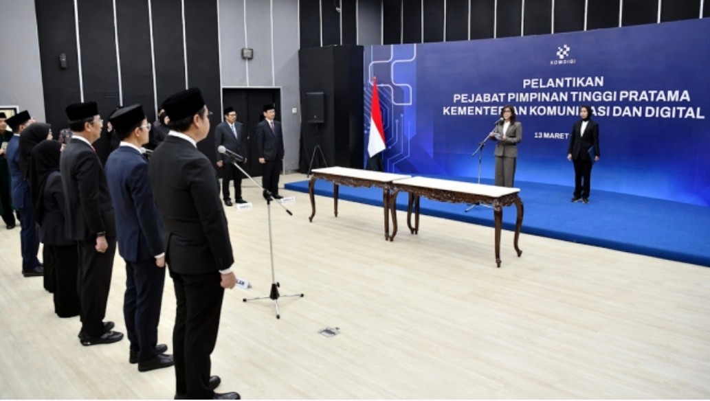 Meutya Hafid Minta Pejabat Baru Percepat Transformasi Digital
