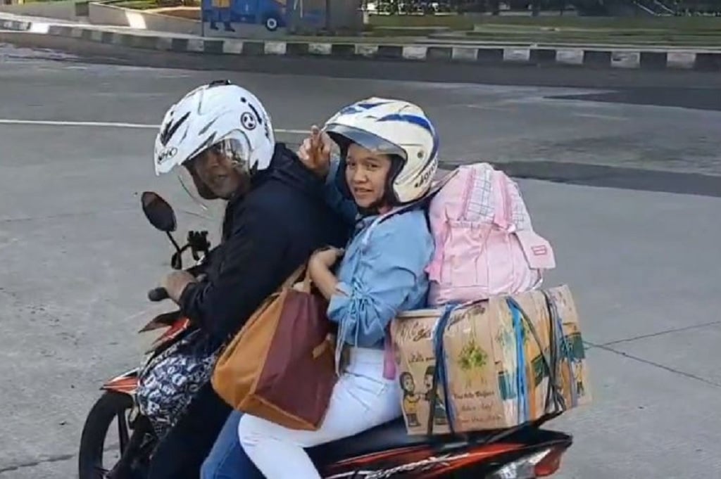 H-6 Lebaran, Pemudik Motor Mulai Padati Jalur Arteri Kalimalang
