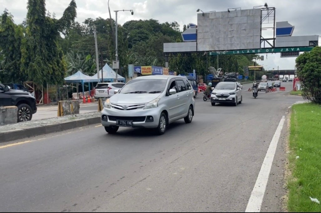H-6 Lebaran, Jalur Arteri Arah Pelabuhan Merak Banten Lengang