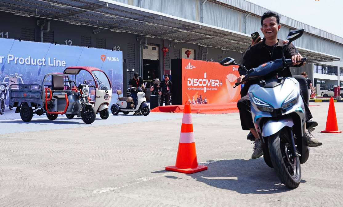 Yadea Ancang-Ancang Luncurkan Motor Listrik Berjarak Tempuh 150 Km
