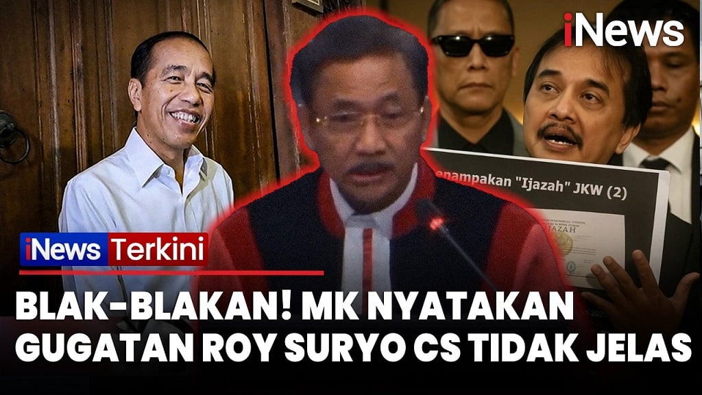 MK Nyatakan Gugatan Roy Suryo Cs soal UU ITE terkait Kasus Ijazah Jokowi Tak Dapat Diterima