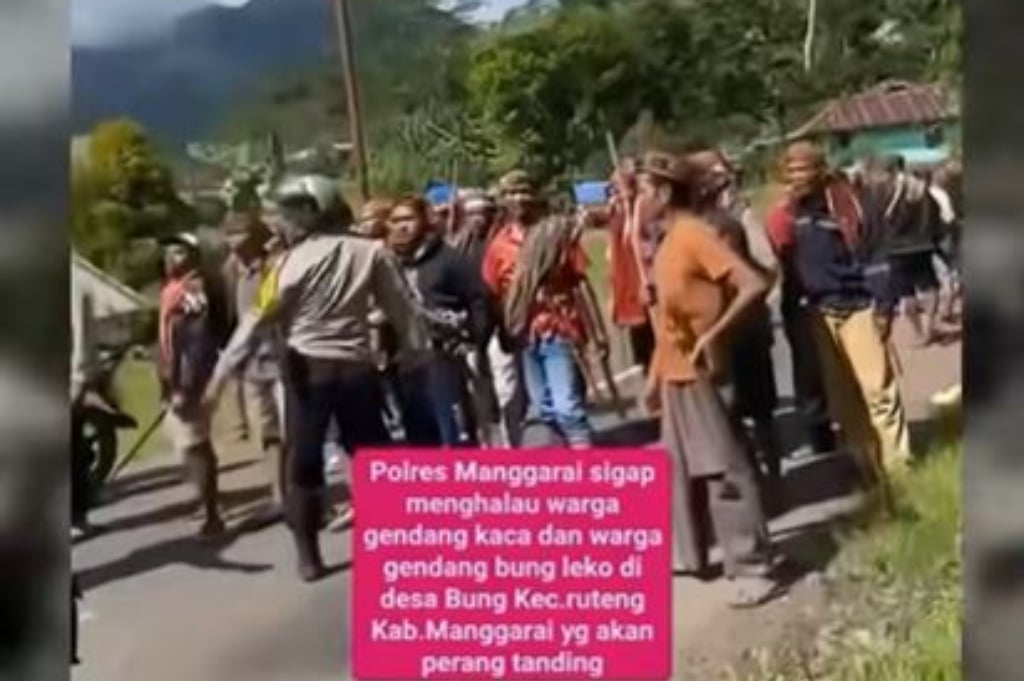 Konflik Tanah Ulayat di Manggarai NTT, 2 Kelompok Adat Nyaris Perang Tanding
