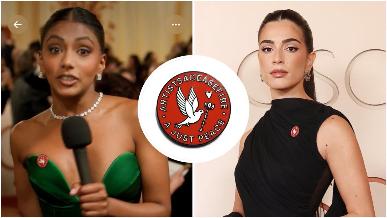 Pin Artist4Ceasefire Jadi Sorotan di Oscar 2026, Maknanya Sangat Powerful!