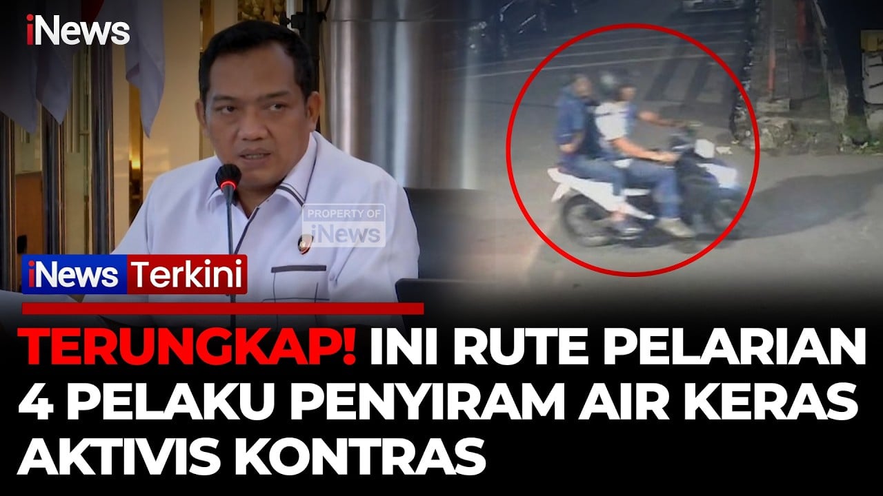 Terungkap! 4 Pelaku Penyiraman Air Keras Andrie Yunus Kabur ke Senen hingga Bogor
