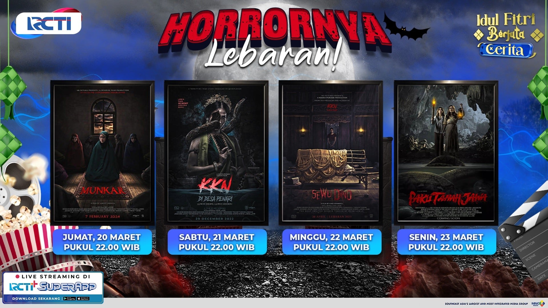 Berani Nonton Sendirian? Deretan Film Horor Paling Mencekam Siap Menguji Nyali di RCTI