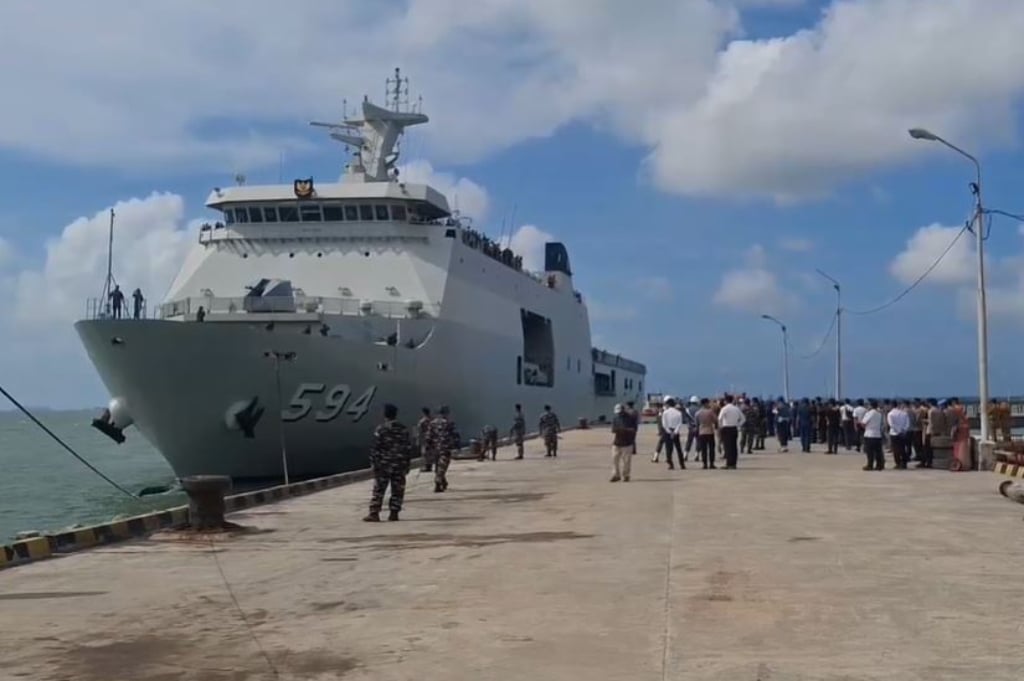 Mudik Gratis Naik Kapal Perang, 1.300 Warga Bangka Belitung Diangkut KRI Semarang