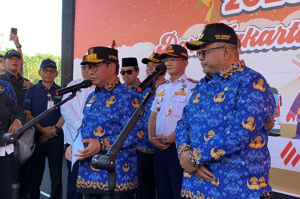Pramono Anung Lepas 34.000 Peserta Mudik Gratis Pemprov Jakarta ke 20 Kota