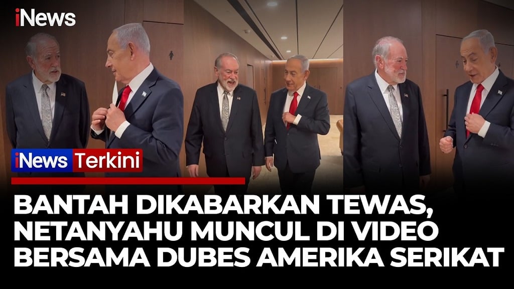 PM Israel Netanyahu Tepis Isu Tewas, Unggah Video Bareng Dubes AS
