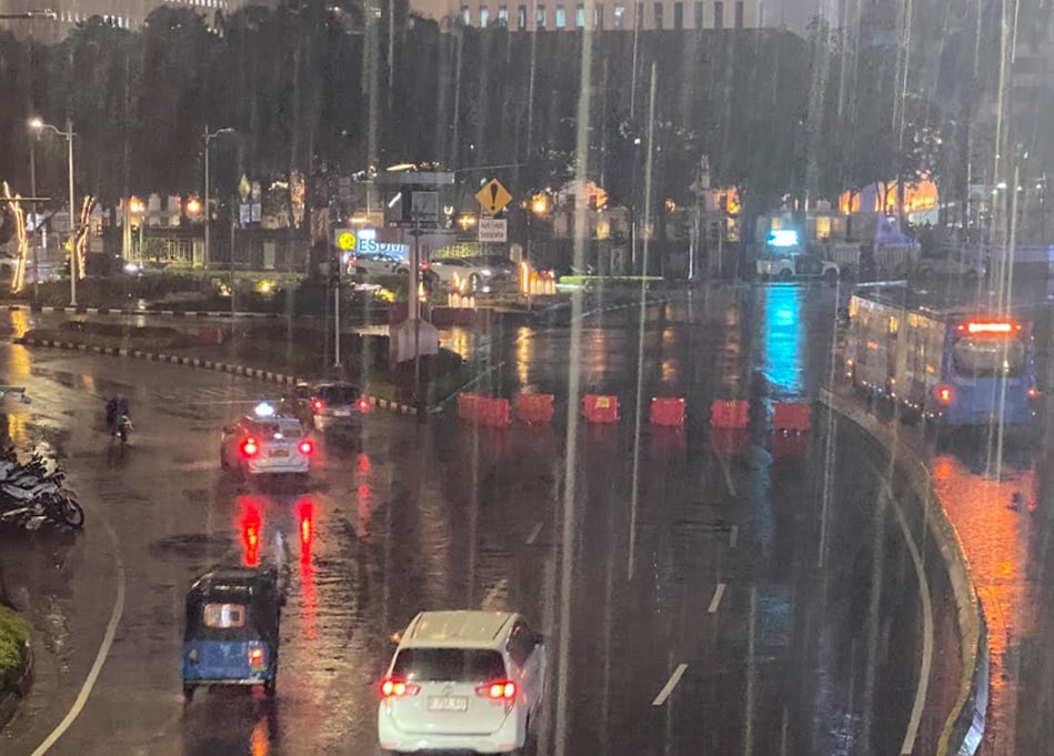 Polisi Mulai Tutup Jalan MH Thamrin Jelang Festival Bedug dan Pawai Obor