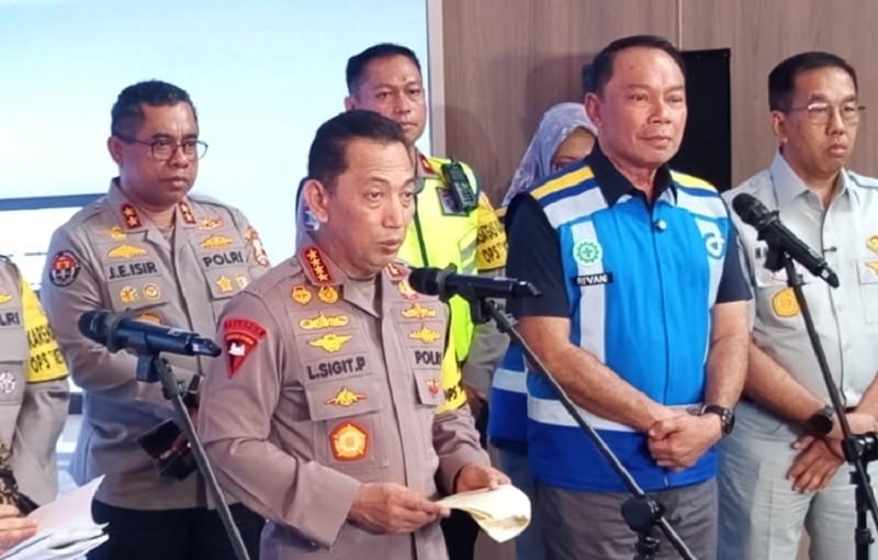 Kapolri Ungkap 2 Juta Kendaraan Kembali ke Jakarta pada Arus Balik Lebaran 