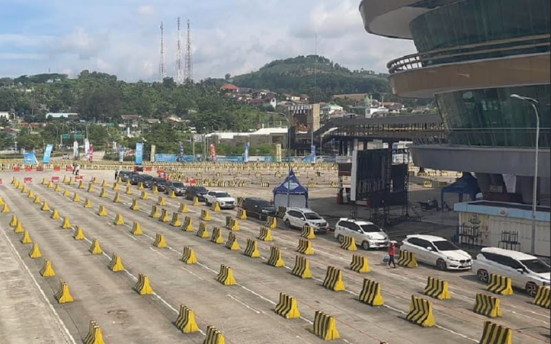 H+4 Lebaran, Pelabuhan Bakauheni Terpantau Sepi Kendaraan