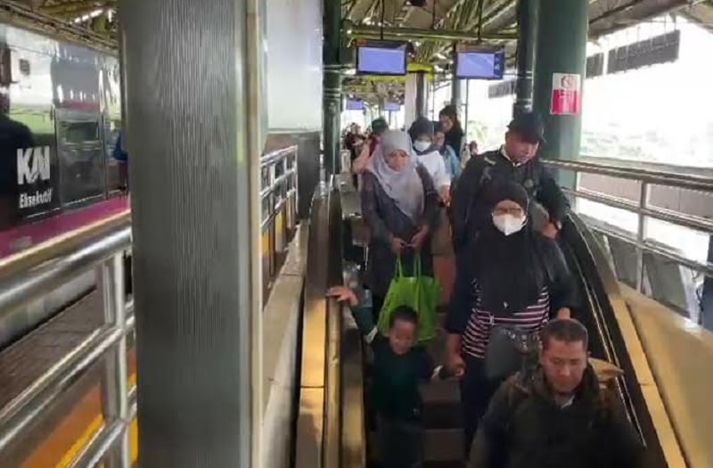 H+4 Lebaran, 16.061 Penumpang Tiba di Stasiun Gambir