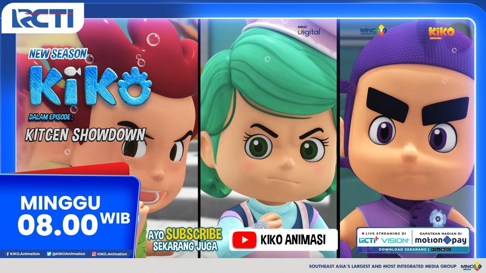 KIKO Season 4 Episode Kitchen Showdown Minggu, 29 Maret 2026 Pukul 08.00 Pagi di RCTI