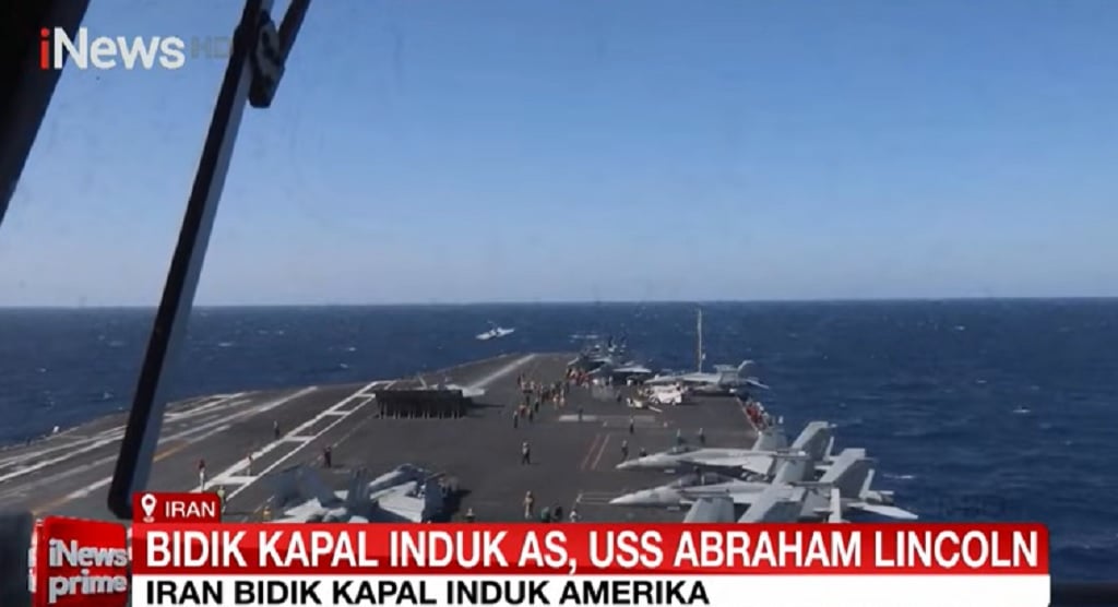 Timur Tengah Membara! Iran Klaim Luncurkan Rudal ke Kapal Induk AS
