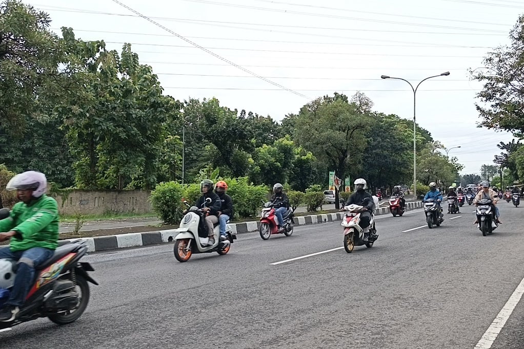 Arus Balik Lebaran di Pantura Cirebon Mulai Lengang, Lalin Didominasi Pemudik Motor