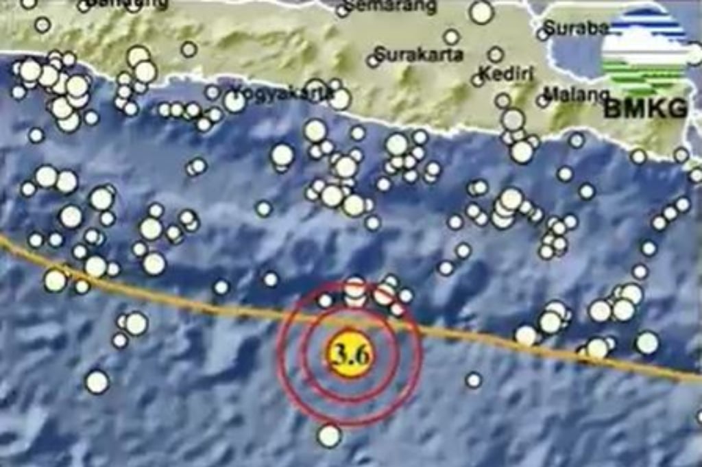 Gempa Hari Ini Magnitudo 3, 6 Guncang Pacitan Jatim