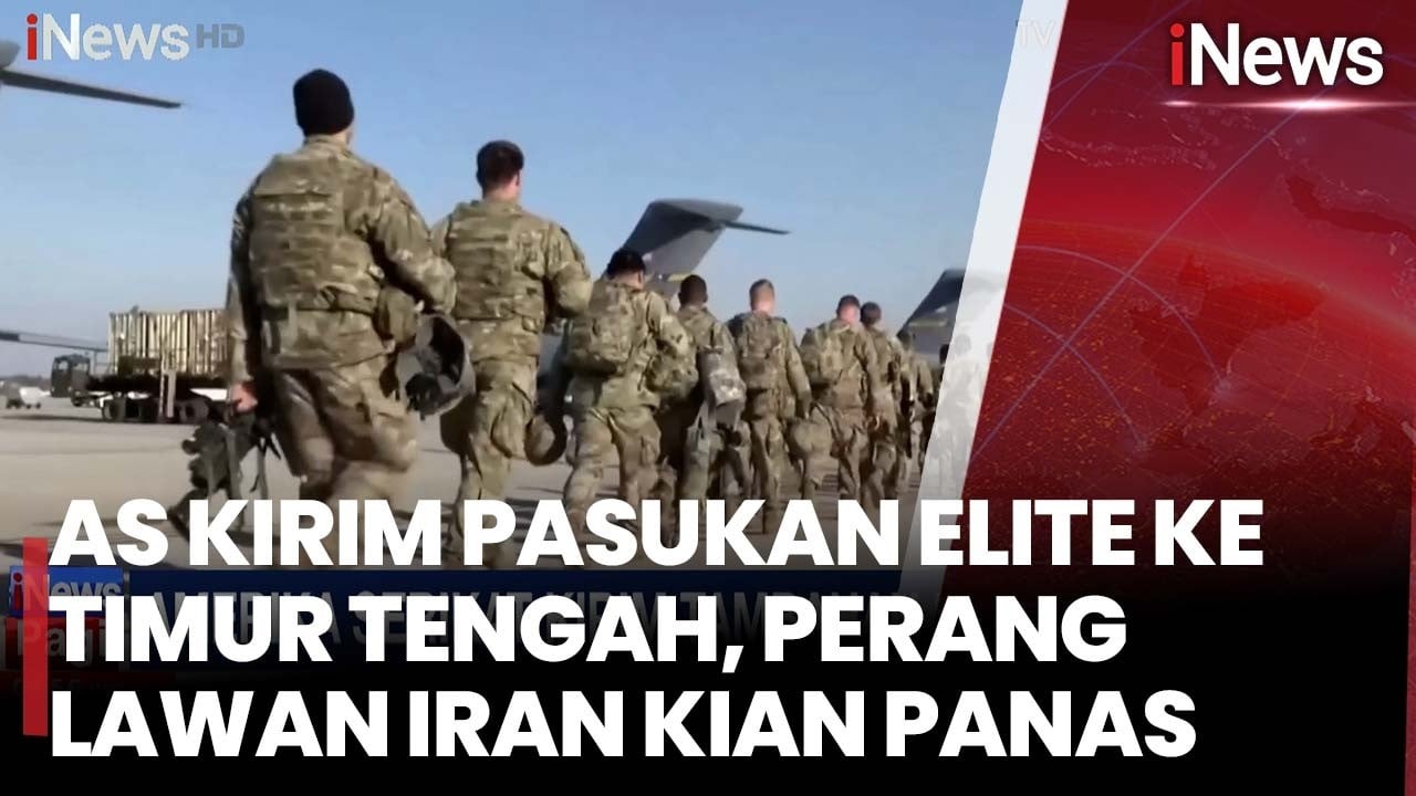 Pesawat Militer AS Mobilisasi Pasukan Terjun Payung ke Timur Tengah, Sinyal Serangan Darat ke Iran Menguat
