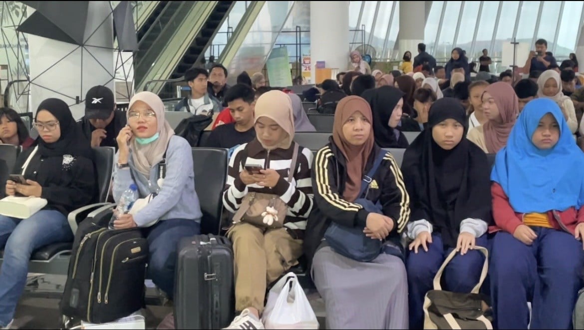 Arus Balik Lebaran, Pemudik Pejalan Kaki Padati Area Pelabuhan Bakauheni