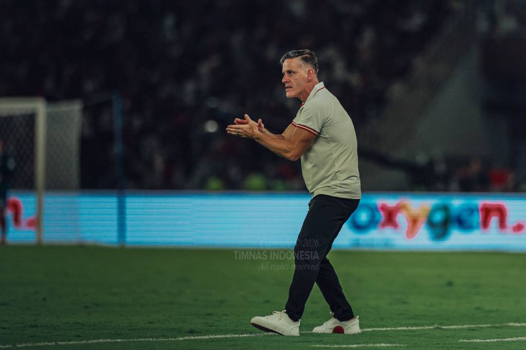 John Herdman Takjub dengan Lagu Indonesia Raya: Sangat Bertenaga!