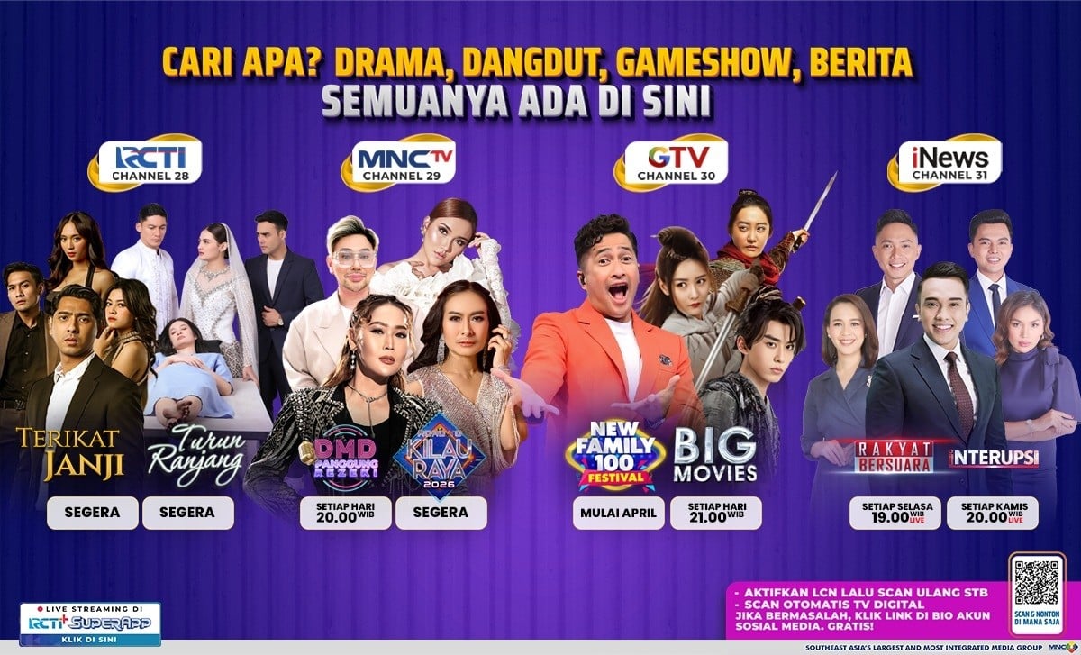 Arya Saloka Siap Comeback, Semua Program Terbaik Ada di RCTI, MNCTV, GTV dan iNews
