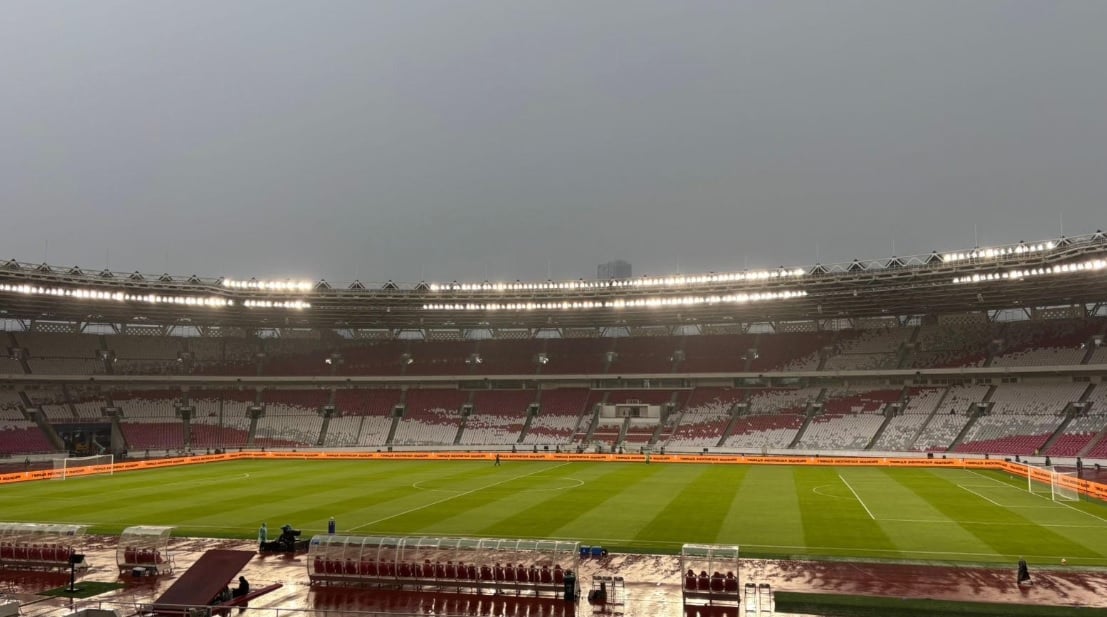 Hujan Deras Guyur SUGBK, Kick Off Saint Kitts vs Kepulauan Solomon Ditunda