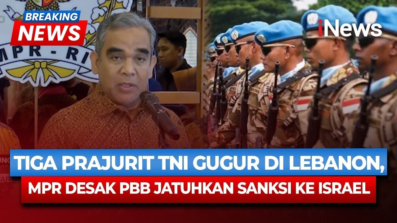 3 Tentara Perdamaian Gugur, Indonesia Desak PBB Jatuhkan Sanksi terhadap Israel