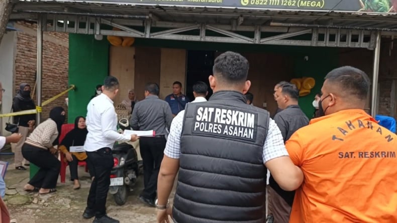 Rekonstruksi Suami Bunuh Istri di Asahan Ricuh, Ibu Korban Mengamuk Histeris